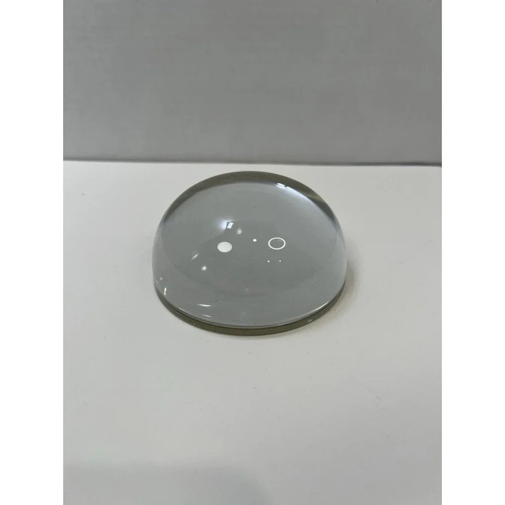 Punch Studio Crystal Letter R Monogram Paperweight France 3.5